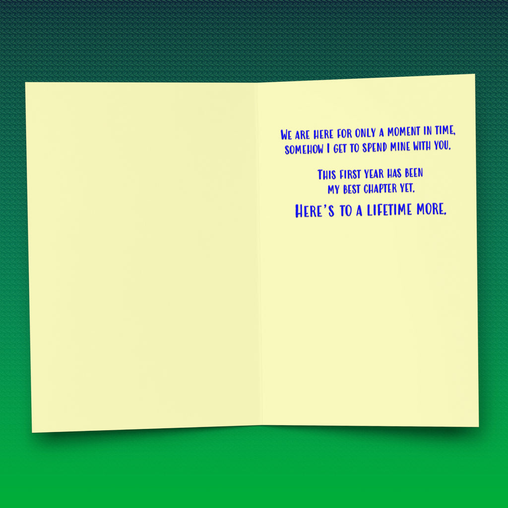 One Year Anniversary Card – Romantic Cosmic Love Card