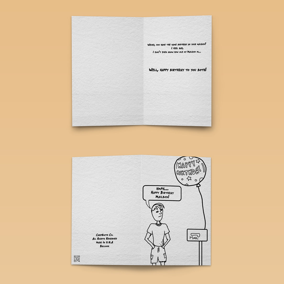 Passive Aggressive Birthday Card – Sarcastic Funny Greeting Card