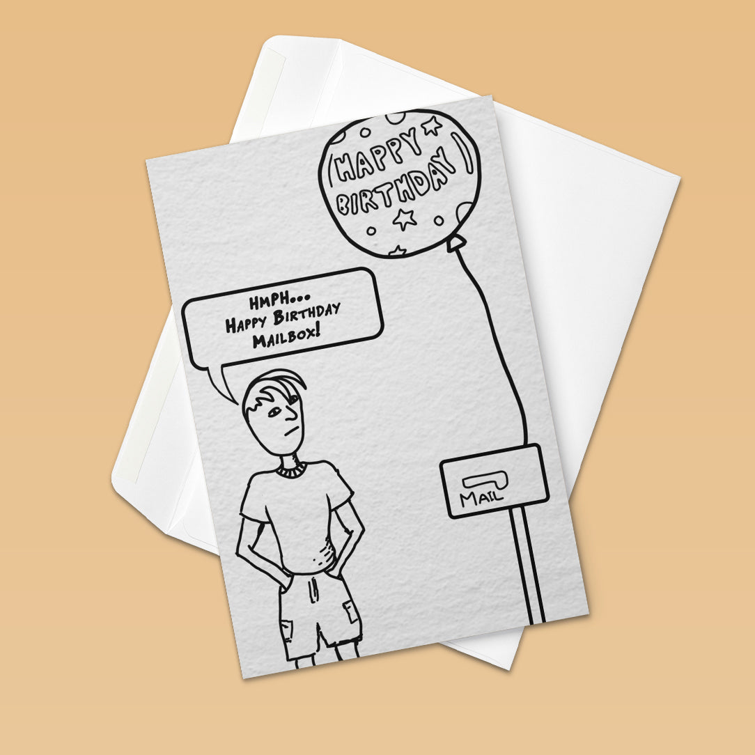 Passive Aggressive Birthday Card – Sarcastic Funny Greeting Card