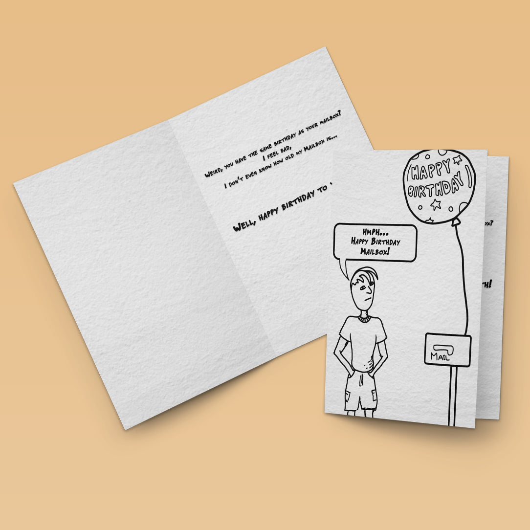 Passive Aggressive Birthday Card – Sarcastic Funny Greeting Card