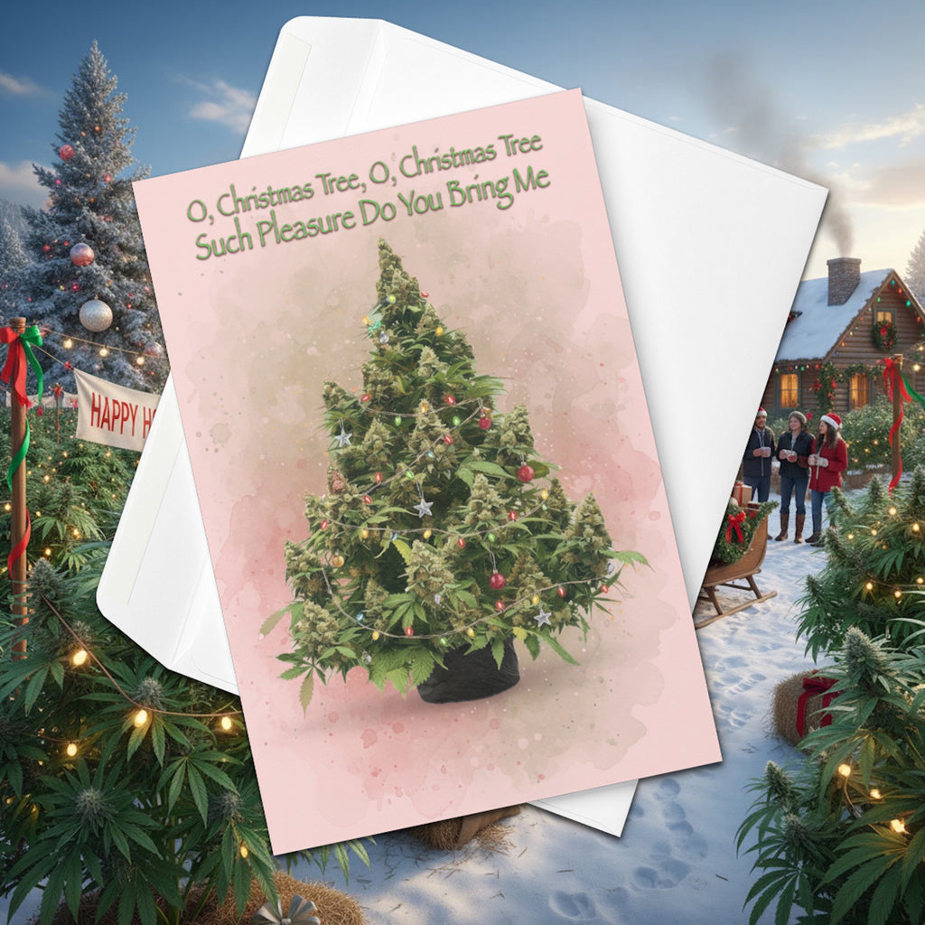 Canna-Christmas Card – Funny Holiday Greeting Card