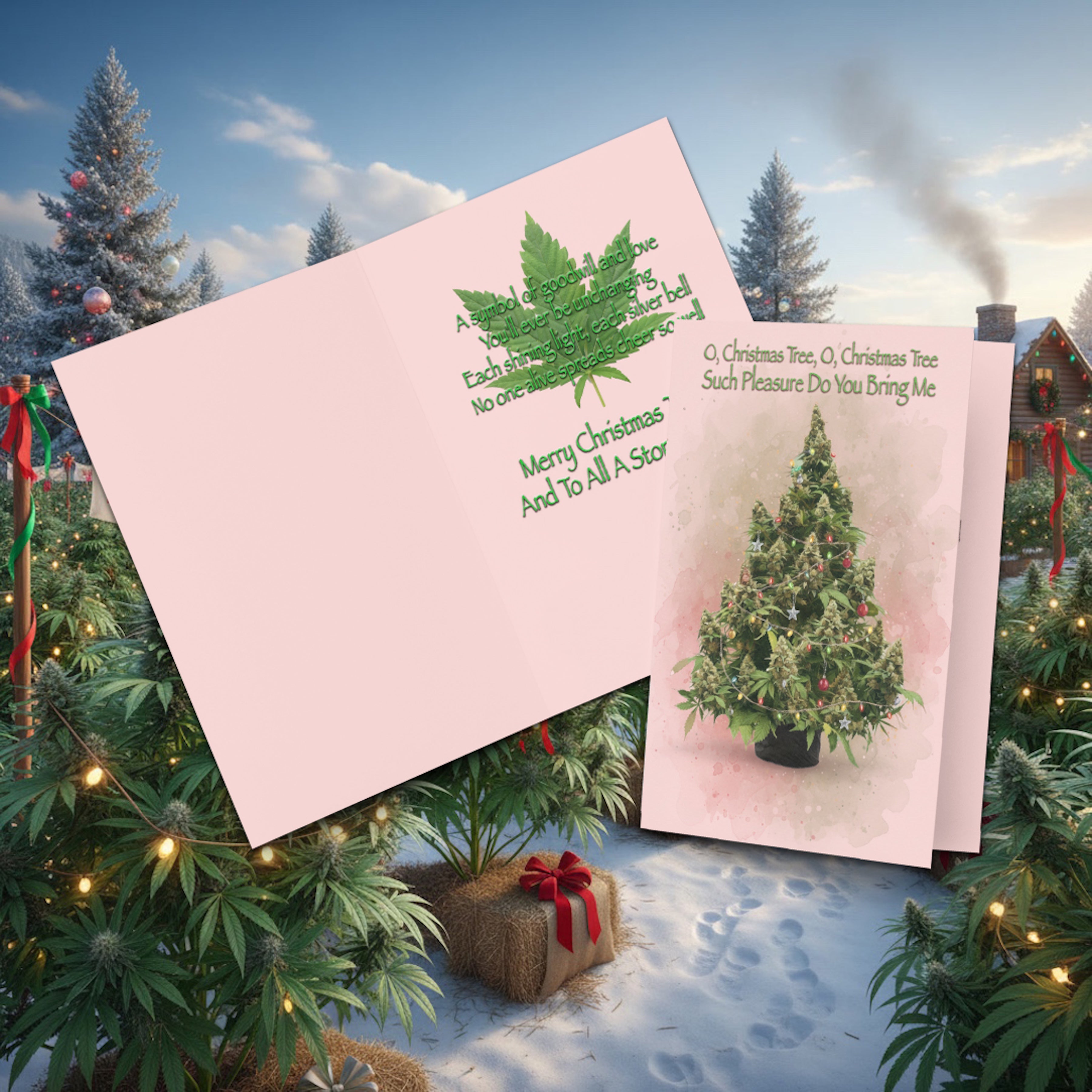 Canna-Christmas Card – Funny Holiday Greeting Card