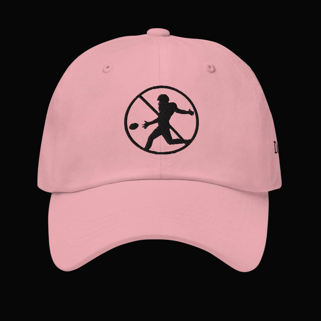 Don't Punt poker dad hat in pink - funny Texas Hold'em cap for poker players