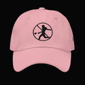 Don't Punt poker dad hat in pink - funny Texas Hold'em cap for poker players