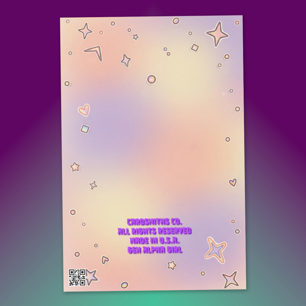 Gen Alpha Birthday Card – Funny Daughter TikTok Slang Card
