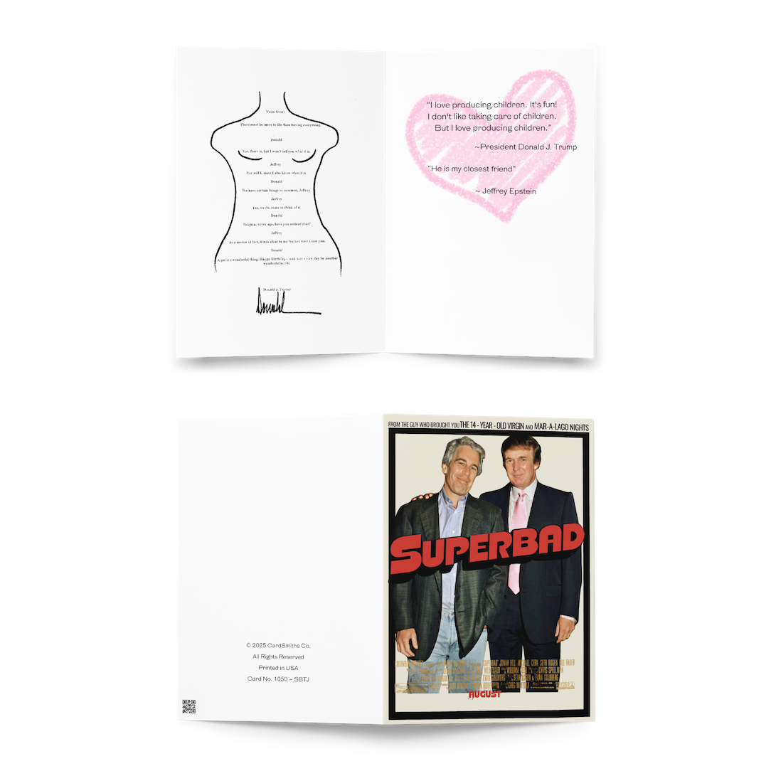 Dark Humor Parody Card – Offensive Comedy Greeting Card