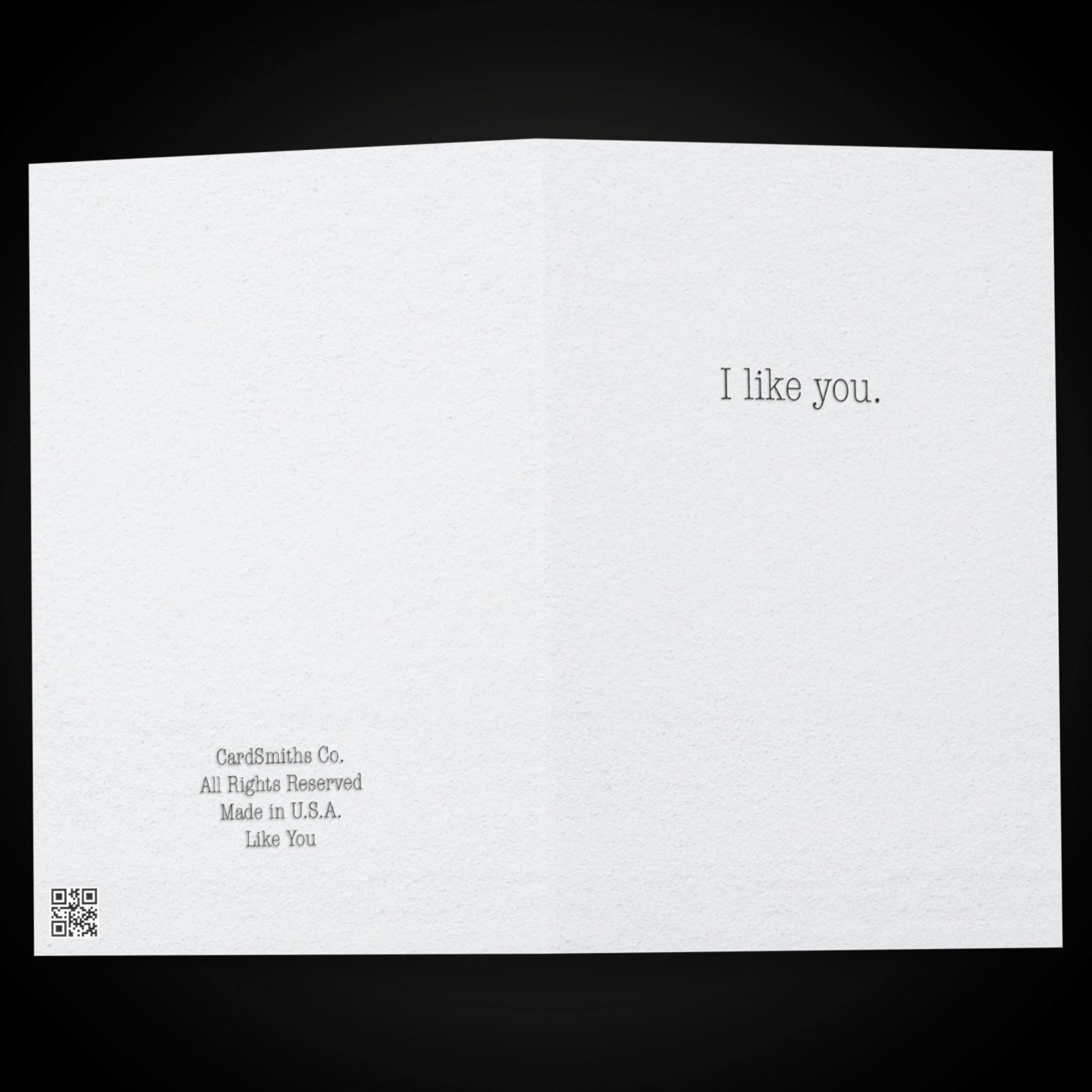I Like You. That's All.