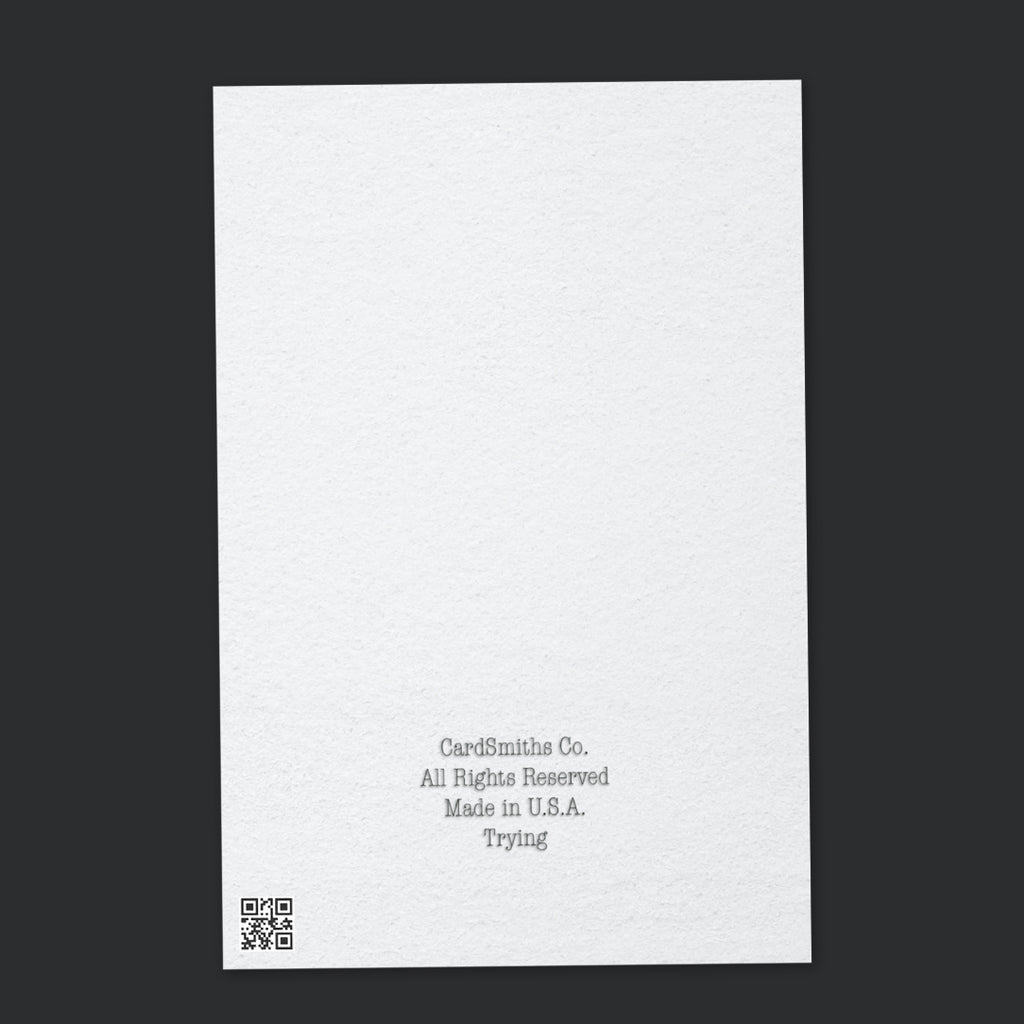 Minimalist Encouragement Card – Mental Health Support Card