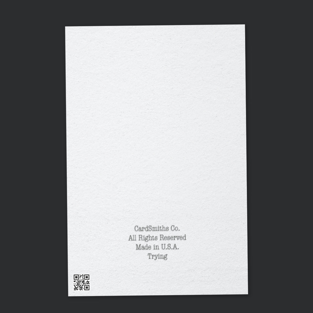 Minimalist Encouragement Card – Mental Health Support Card