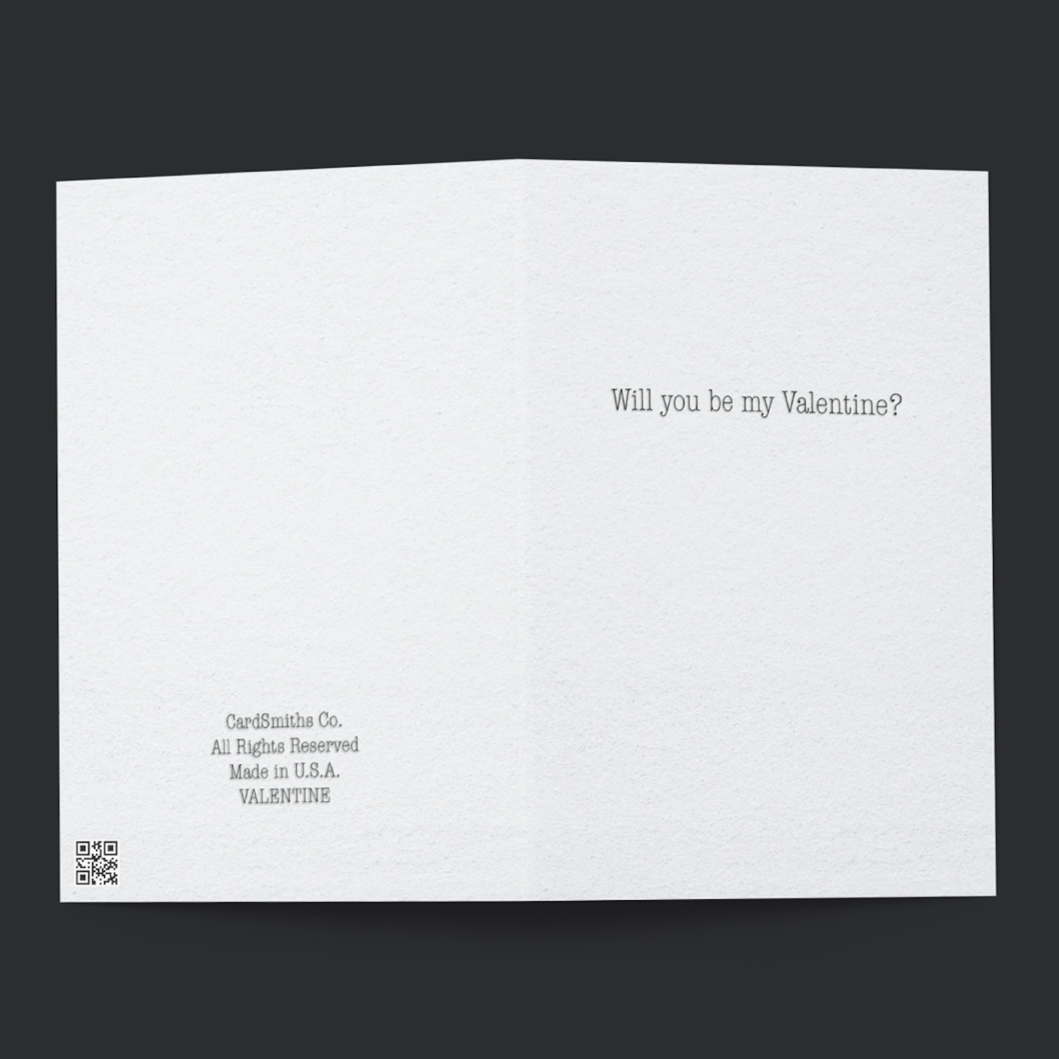 Yes No Maybe Card – Minimalist Love Note Greeting Card