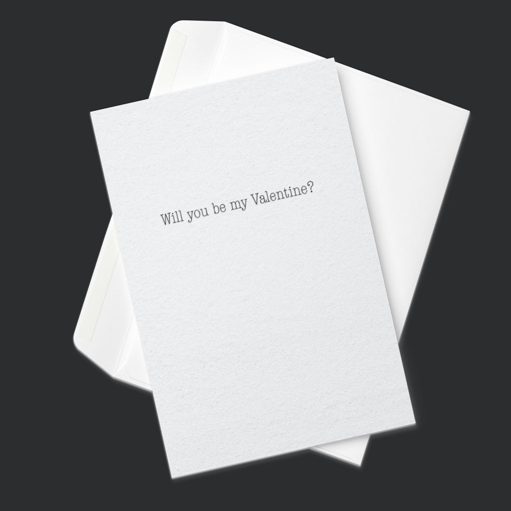 Yes No Maybe Card – Minimalist Love Note Greeting Card