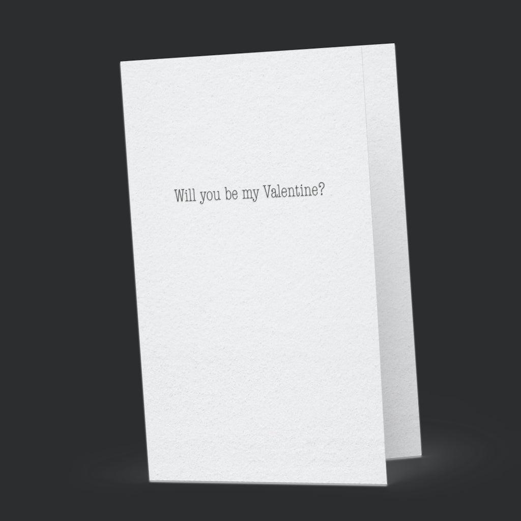 Yes No Maybe Card – Minimalist Love Note Greeting Card